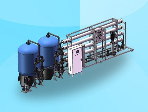 16噸/時(shí)反滲透設(shè)備 廣西純水設(shè)備生產(chǎn)廠家 16噸每小時(shí)純水設(shè)備